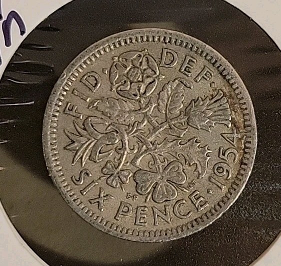 1954 Great Britain 6 Pence