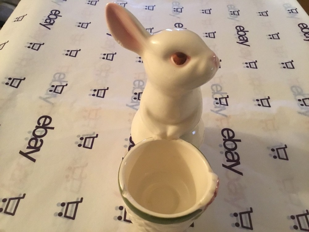 Avon Rabbet w/basket Figurine