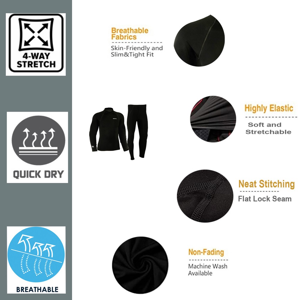 All Weather Motorcycle Base Layer Cycling Compression Under Suit Rash Guard