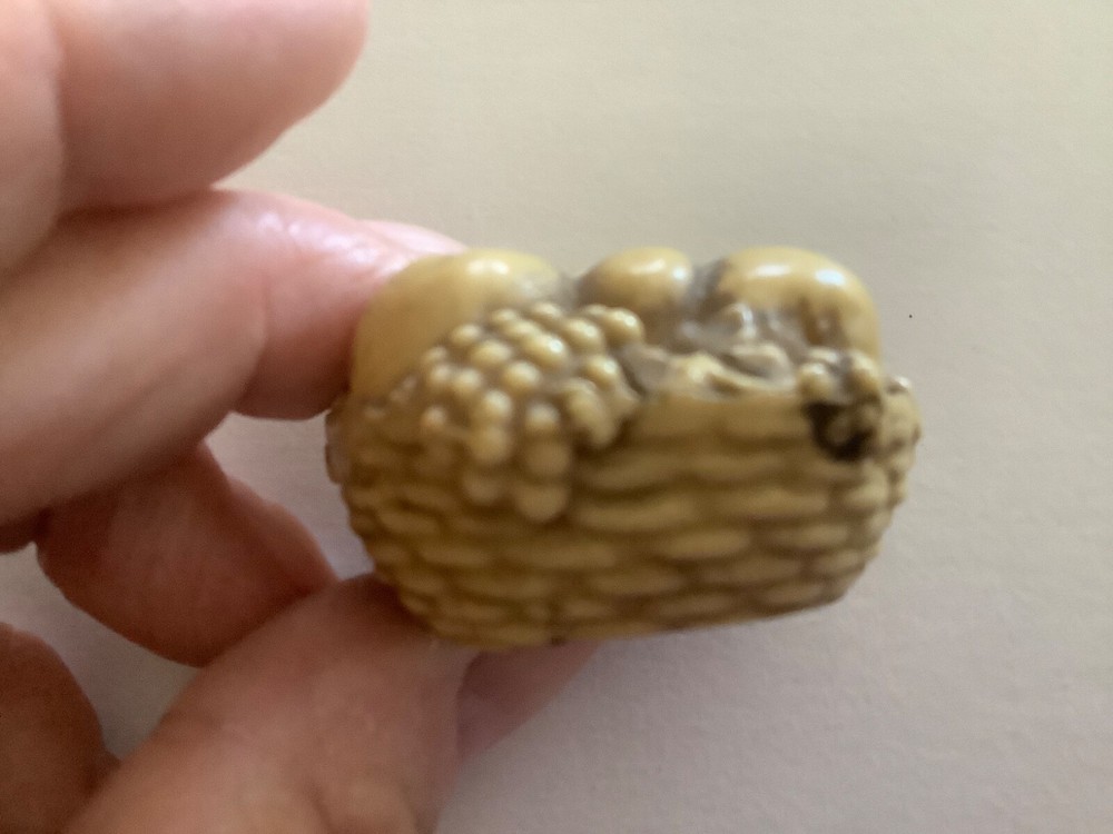 Anique Celluloid Fruit Basket Tape Measure