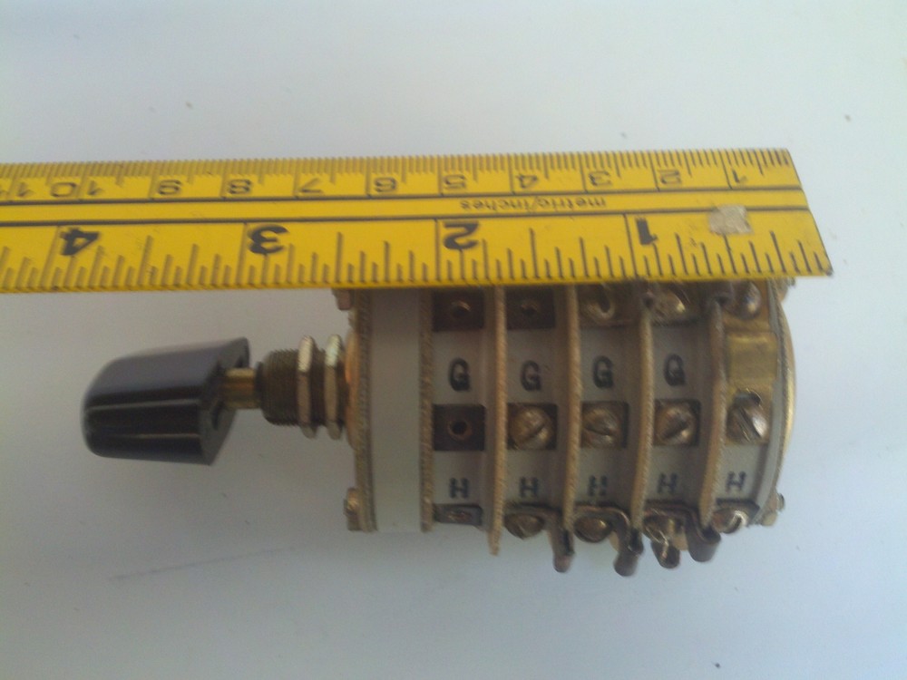 Vintage 9 Pole Rotary Switch