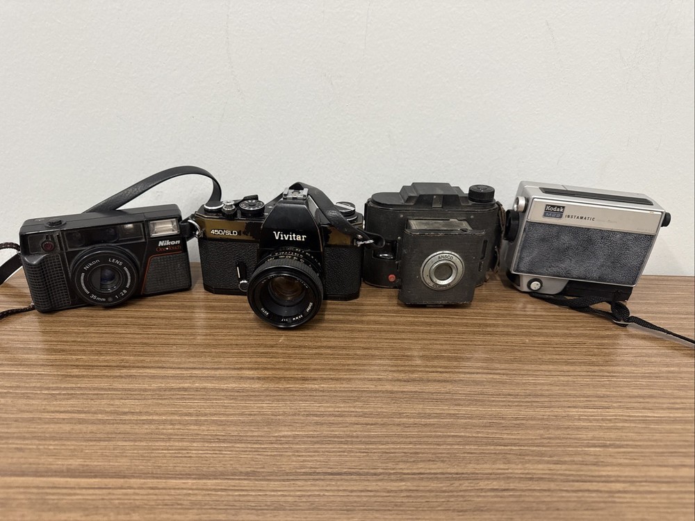Vintage Camera Lot- Untested, Parts Only