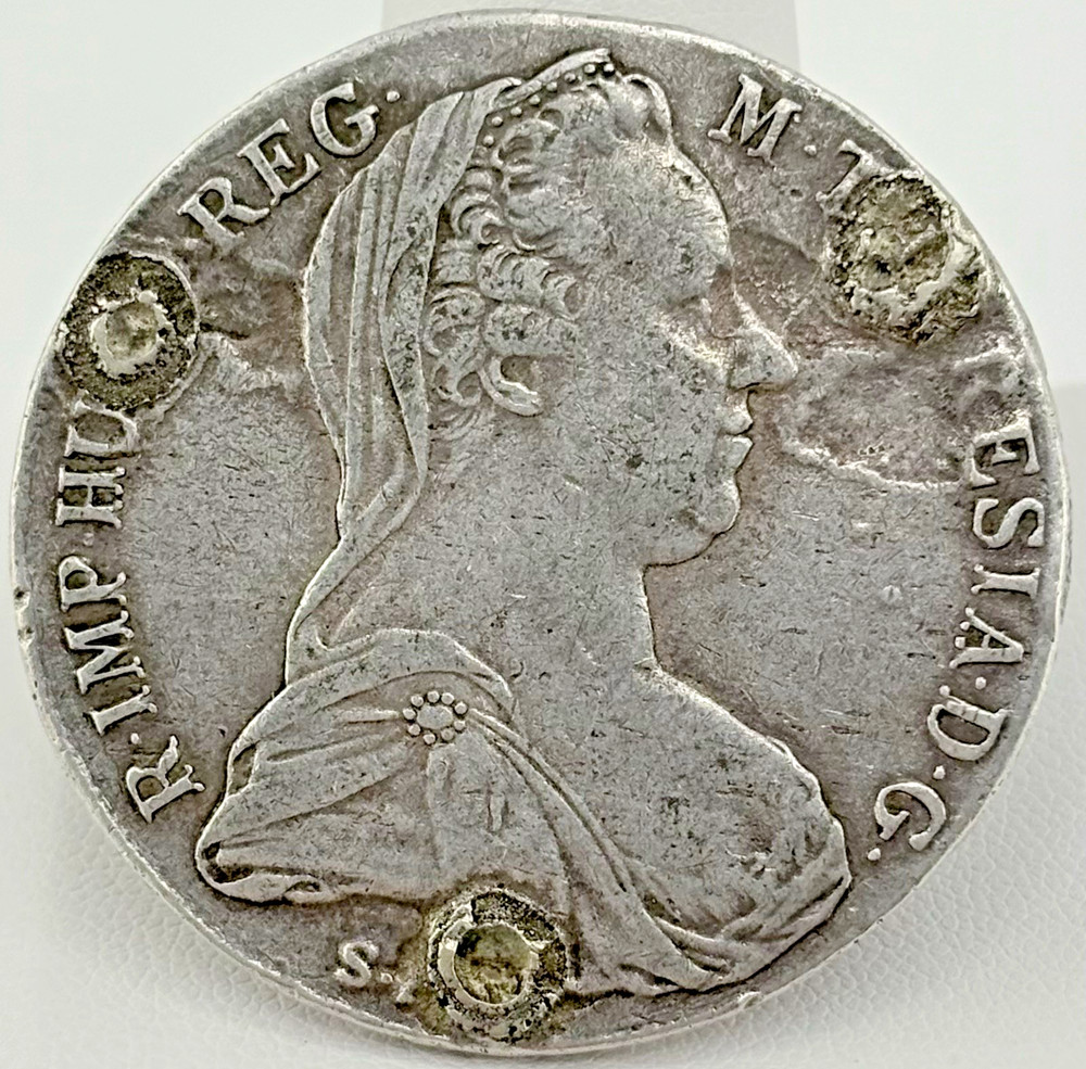 1780 Austria Maria Theresa Silver Thaler