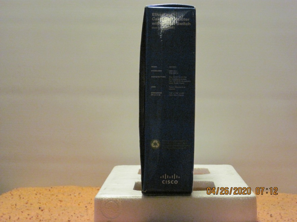 Linksys EtherFast Cable/DSL Router with 4-Port Switch (BEFSR41 v4.3)