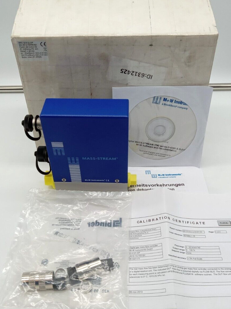 M+W Instruments D-5121-DP Digital Gas Mass Flow Controller