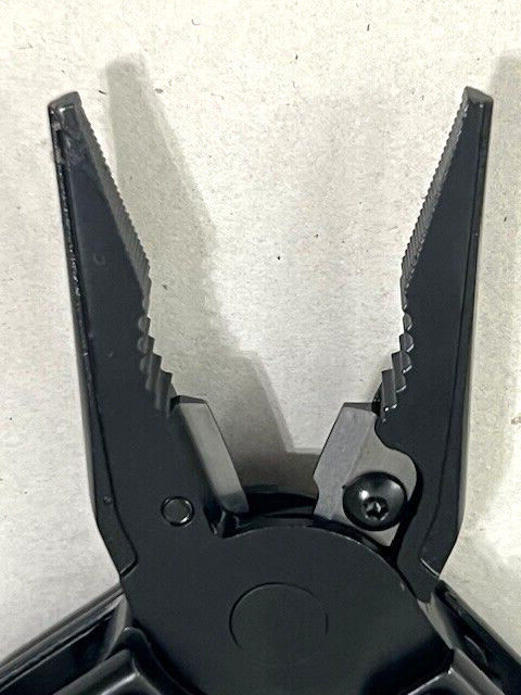 Flissa Multitool Plier Black FOLDING Pocket Tools WITH Sheath - Excellent