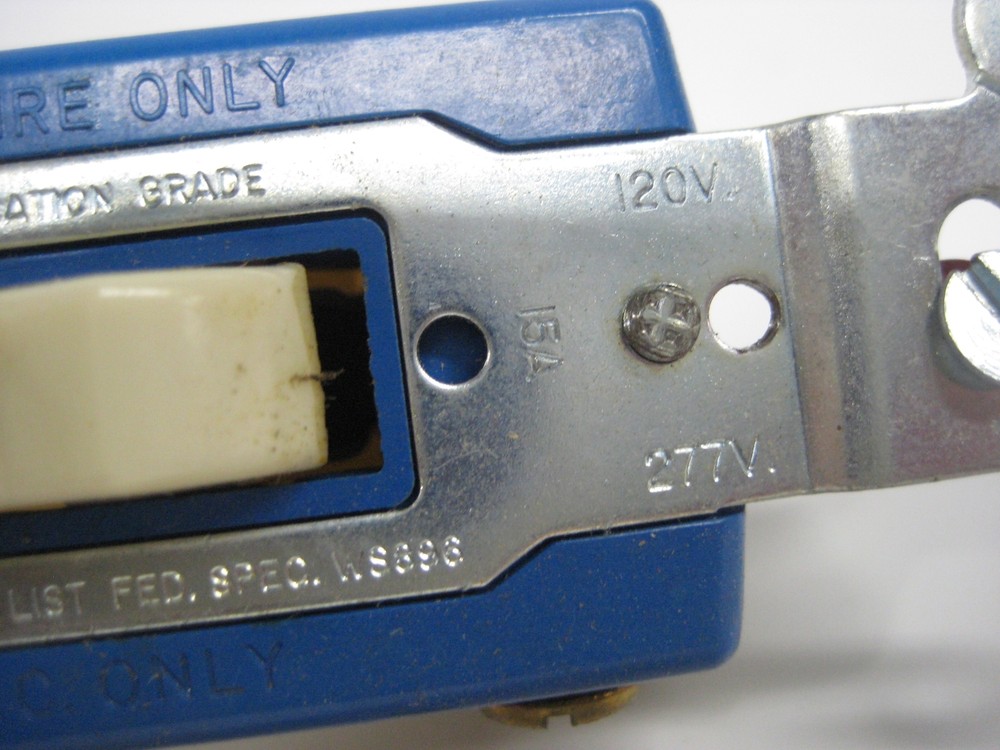 HUBBELL WS-896-E TOGGLE SWITCH NSMP 8322