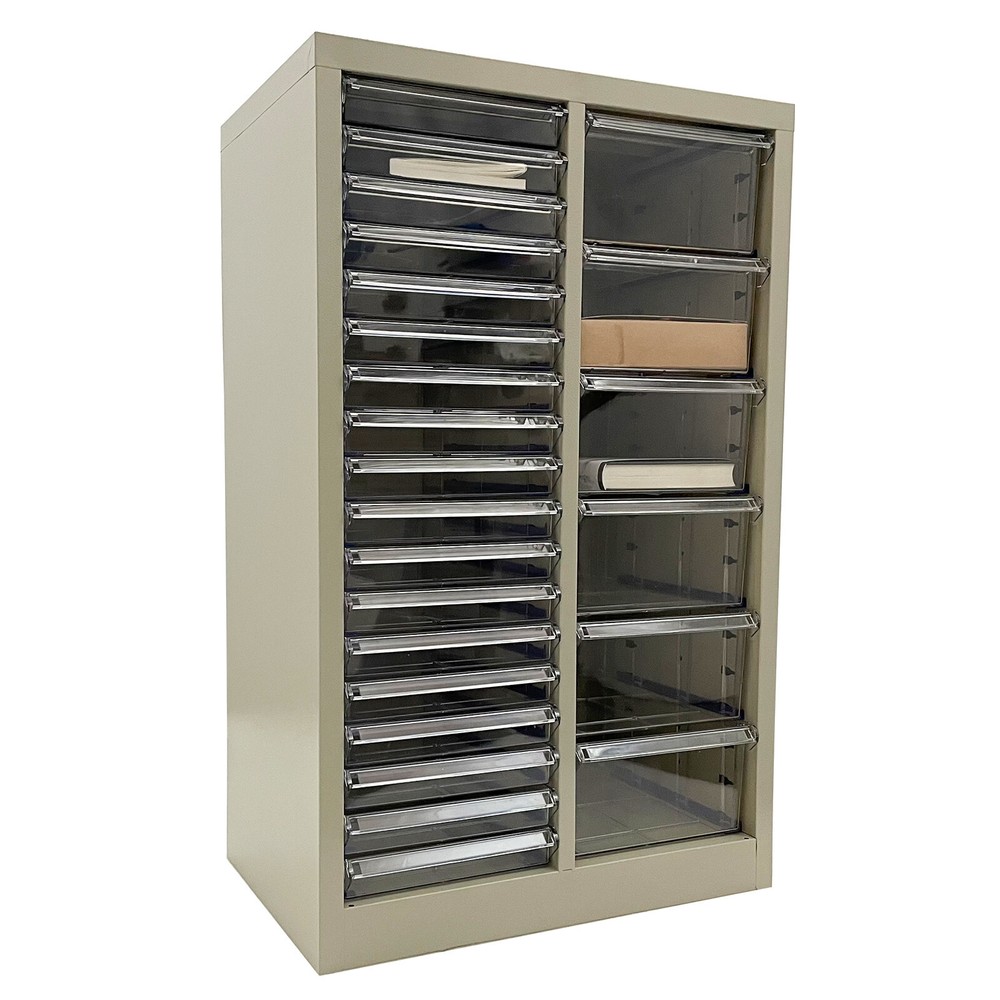 24 Drawer Filing Cabinet Office Document Paper Storage File Container