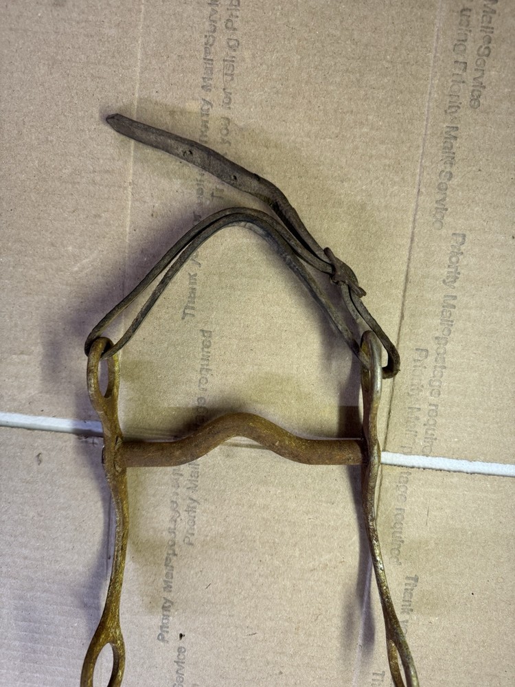 Vintage Horse Bite With Leather Strap