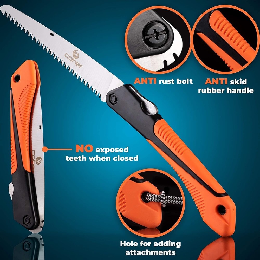 Folding Hand Saw for Versatile Outdoor & Gardening Tasks