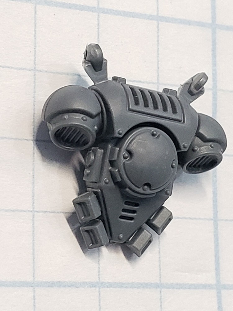 Warhammer 40k Space Wolves Bits Grey Hunters Pips Mark X Backpack #76