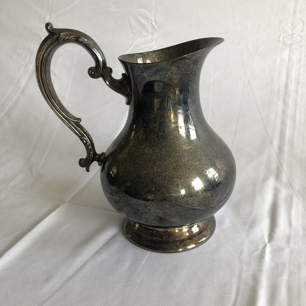 Antique Gorham Silver Plate 8" Pitcher YC487 Colonial