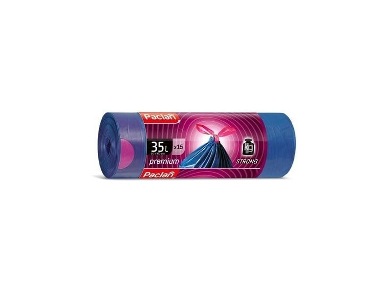 Garbage Bags Paclan, Double Layer, 35 L, 15 Pcs.