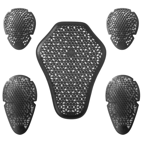 CE Armor 5-PC Level 1 Back Elbow and Shoulder Protector Pads Inserts for