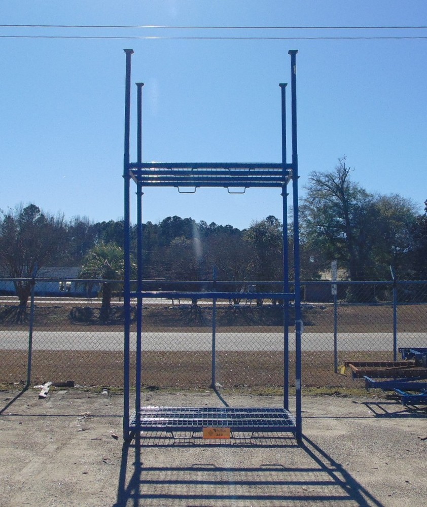 Steel Stackable Rack - 72" x 48" x 55" - Industrial Storage Shelf Warehouse