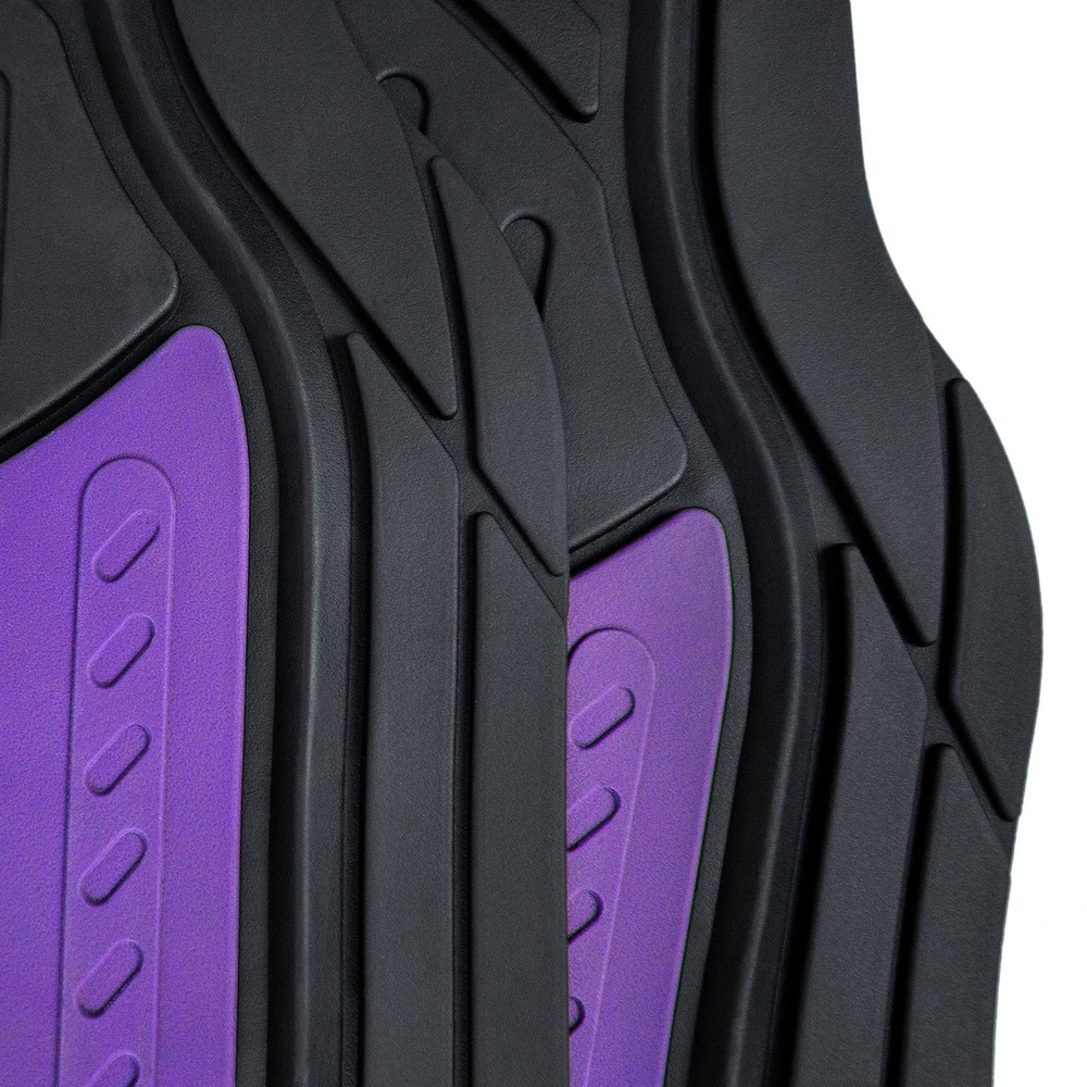Universal car floor mat set all weather interior protection
