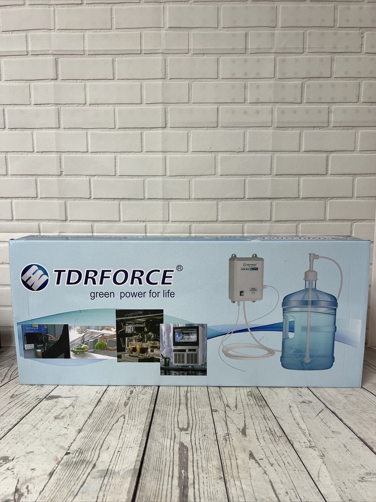 TDRFORCE Portable Bottled Water Dispenser Filter Purifier Pump System 1GPM 40PSI
