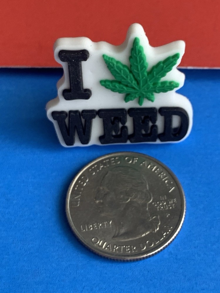 Marijuana Cannabis Shoe Charm