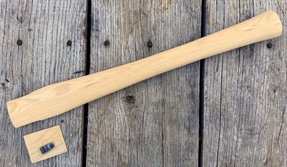 16" Premium Select Hickory Saddle Cruiser Axe Handle  Norlund Collins USA Made