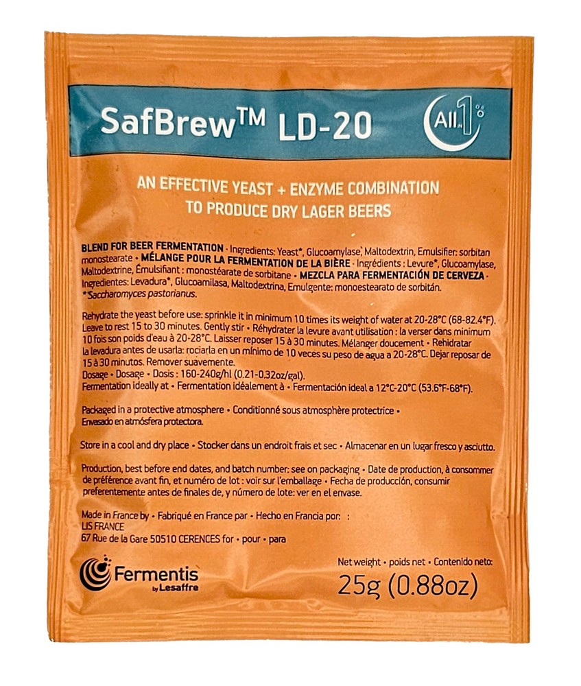 Fermentis SafBrew LD-20 25 Grams