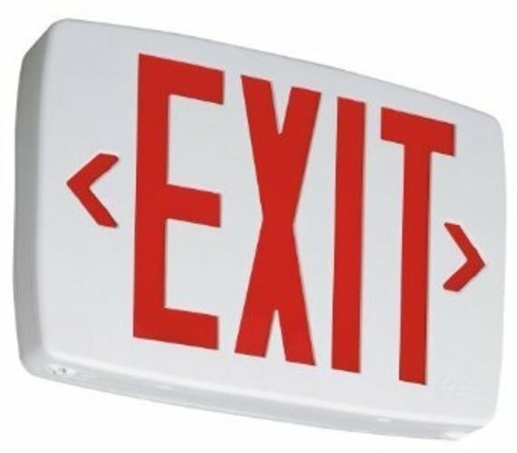 Lithonia Lighting Thermoplastic Indoor LED Lighted Exit Sign