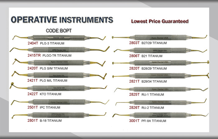 Operative Gold Titanium Set (#BOPT)