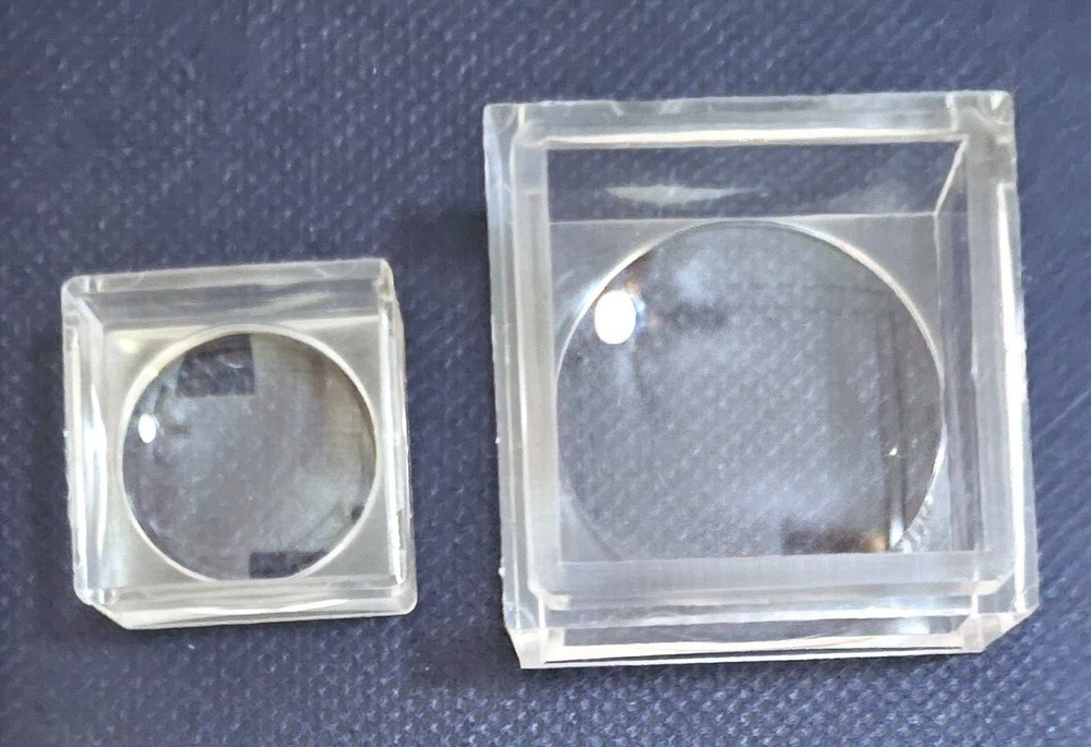 Pair of Square Plastic Magnifiers