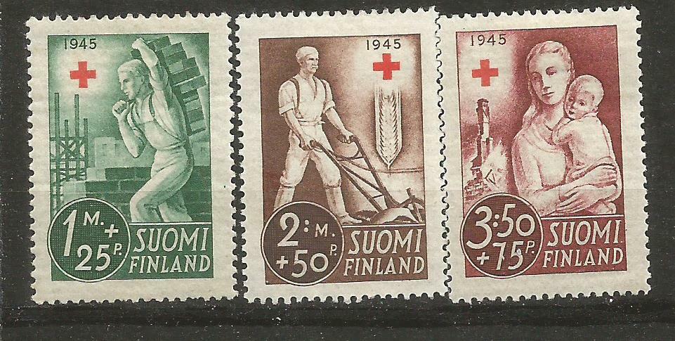 Finland #B65-B67 Short set