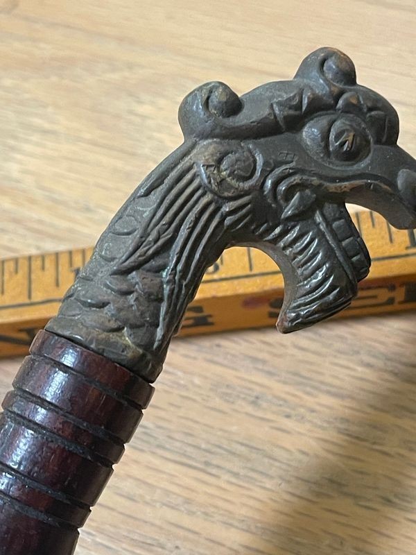 Vietnam Short Timer Stick - 19" - Heavy - Solid Brass Head