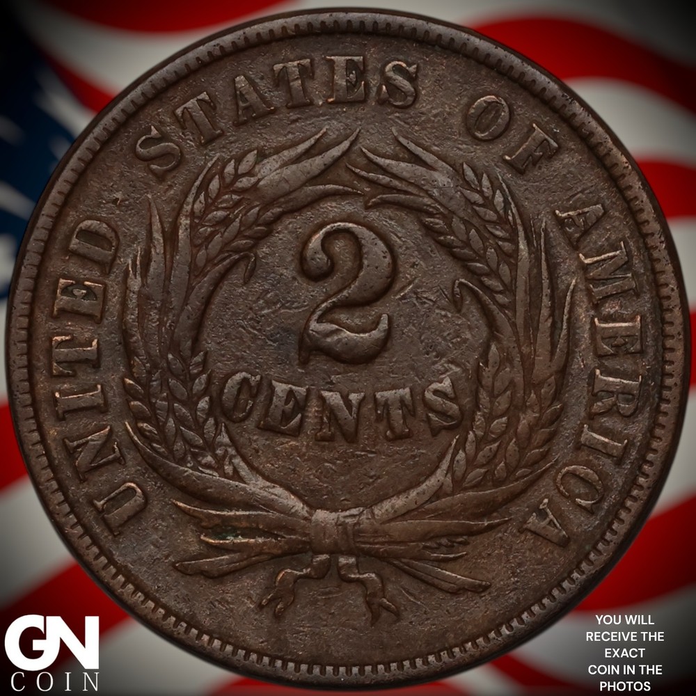 1865 2 Cent Piece A3367