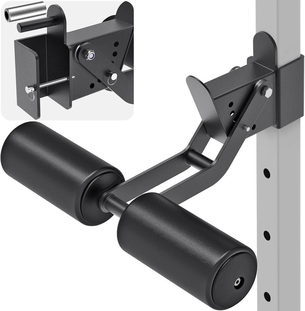 Nordic Hamstring Curl Attachment for Power Rack - Adjustable & Premium Leather