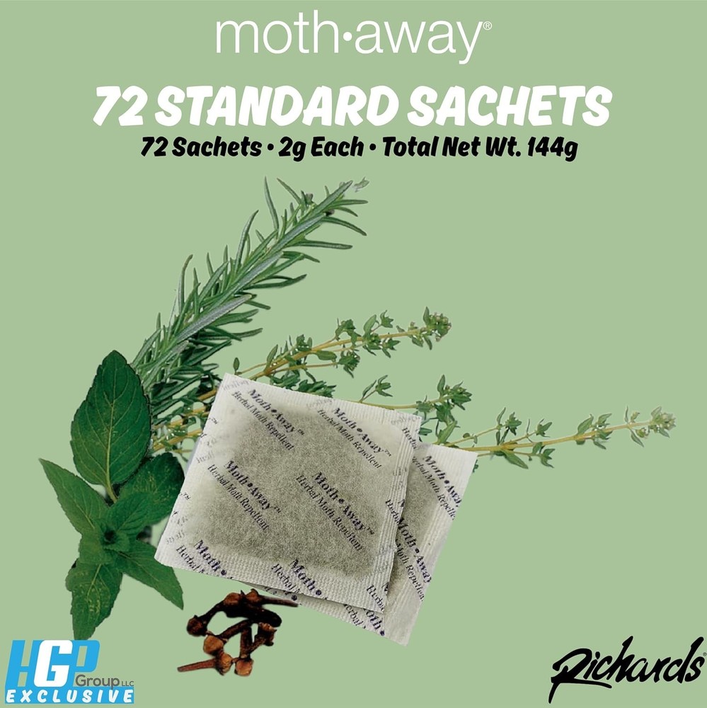 Moth Away/Herbal - Value Pack - 72 Sachets