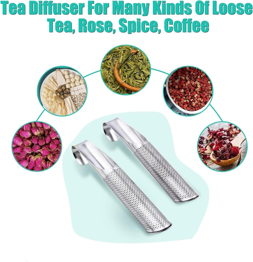 3 Pcs Tea Infuser and 1 Brush, tea diffusers for loose teaTea Infuser for Loose