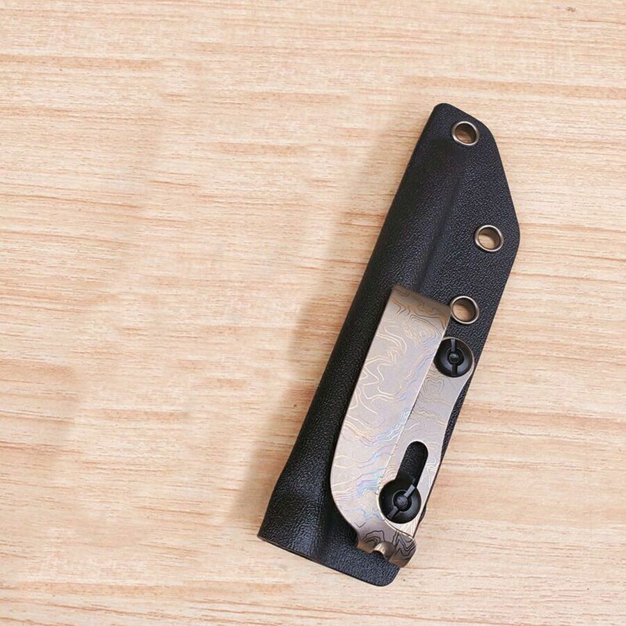 EDC Tactical Tool Solid Titanium Alloy Tea Knife K Sheath Crowbar Multi Tools