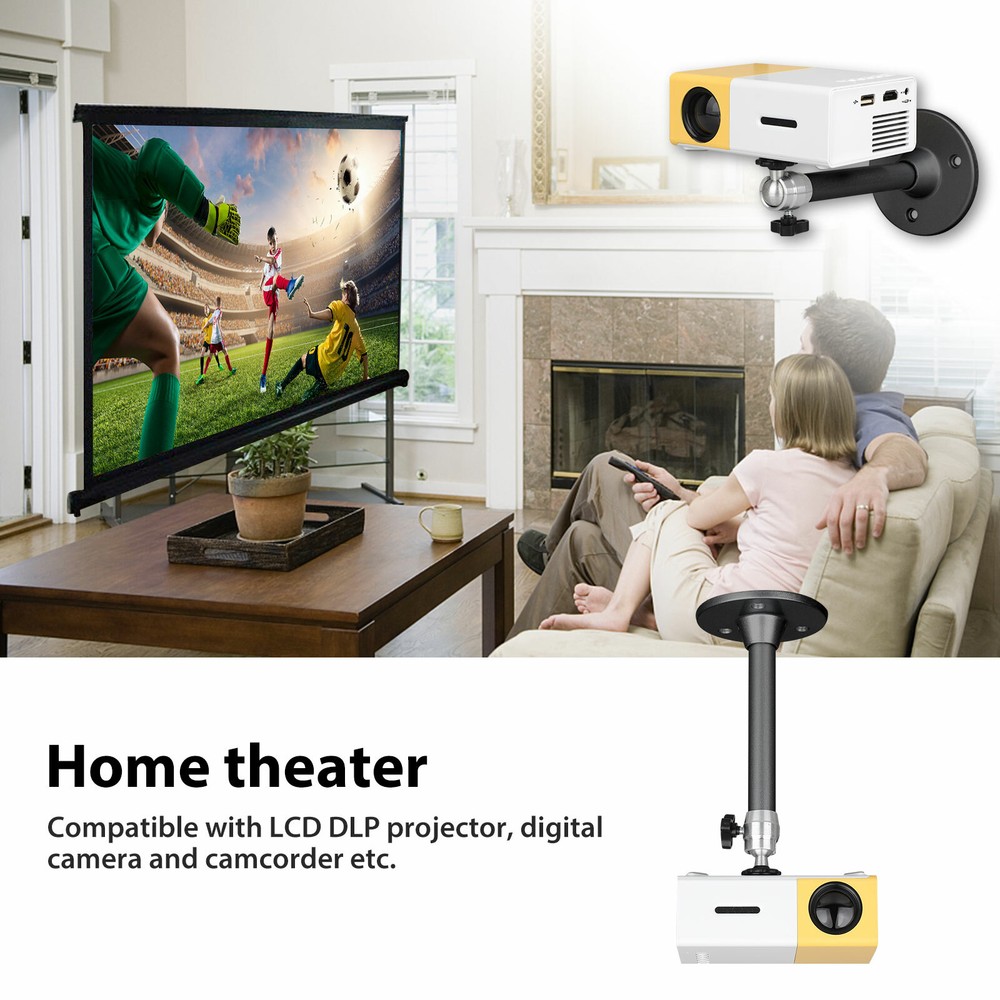 Universal Wall Ceiling Mount Stand Bracket for Mini Projector Digital DVR Camera