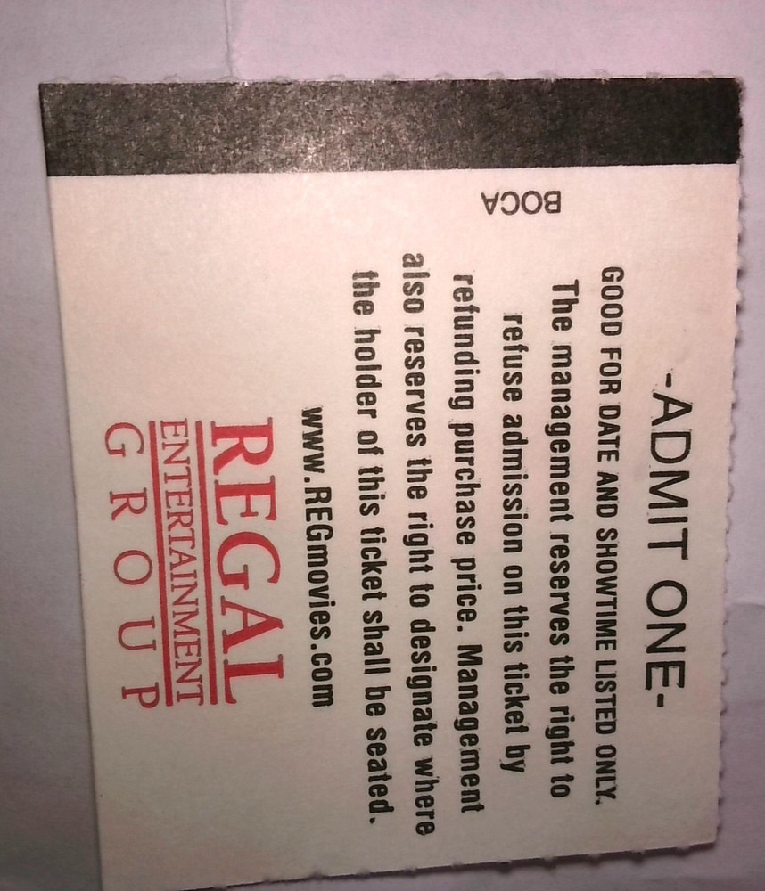 RARE "Dead Man's Chest" Record-Breaking Opening Weekend Ticket