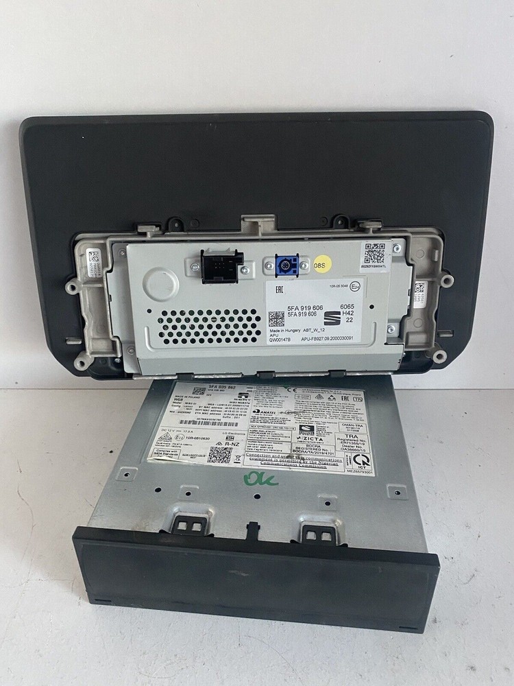 SEAT LEON IV NAVIGATION SAT NAV MIB3 DISPLAY PLUS SCREEN 5FA035862