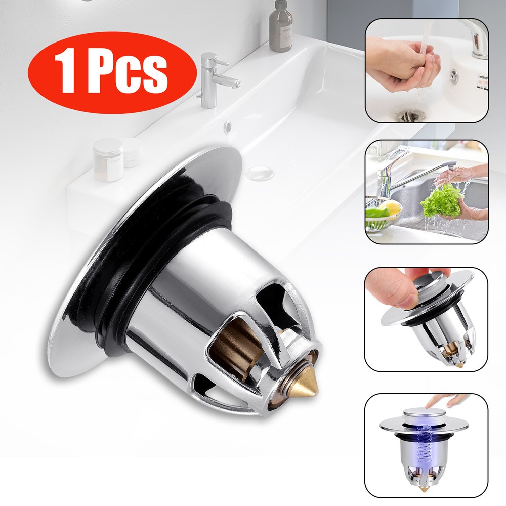 Washbasin Electroplating Drainer Bouncing Core Washbasin Pool Basin Copper Core