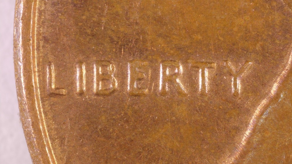1971 S Lincoln Cent S over S TONED