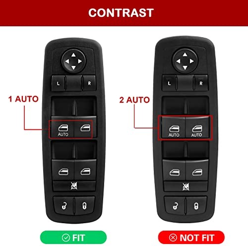 Master Power Window Switch Driver Side Compatible with 2007-2011 Dodge Nitro,