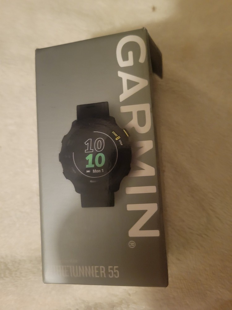 Garmin Forerunner 55 – Mint w/ Box & Charging Cable (Ready to Go!)