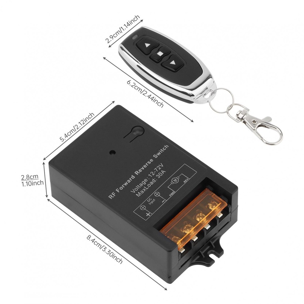 Forward Reverse Switch with Remote 30A for Motor Linear Actuator Controller