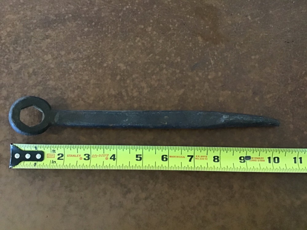 Old Railroad Wrench ~ Box End / Spike End ~ 10 1/2”