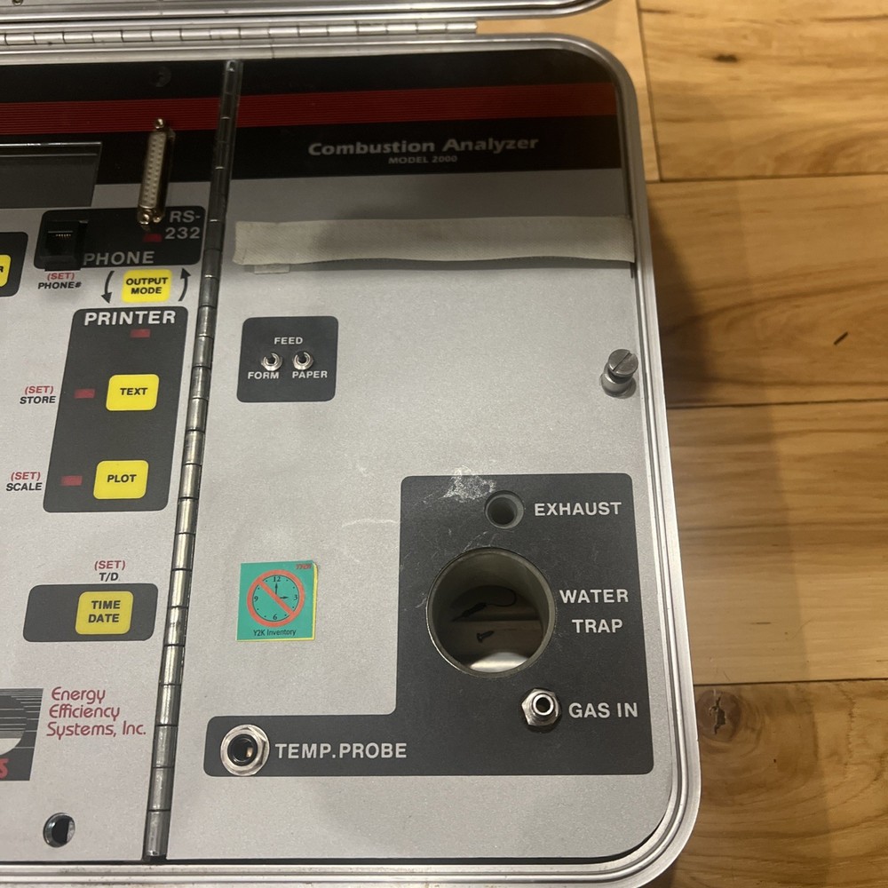 EES Enerac 2000 Portable Combustion Analyzer Gas Emissions Tester[Untested]