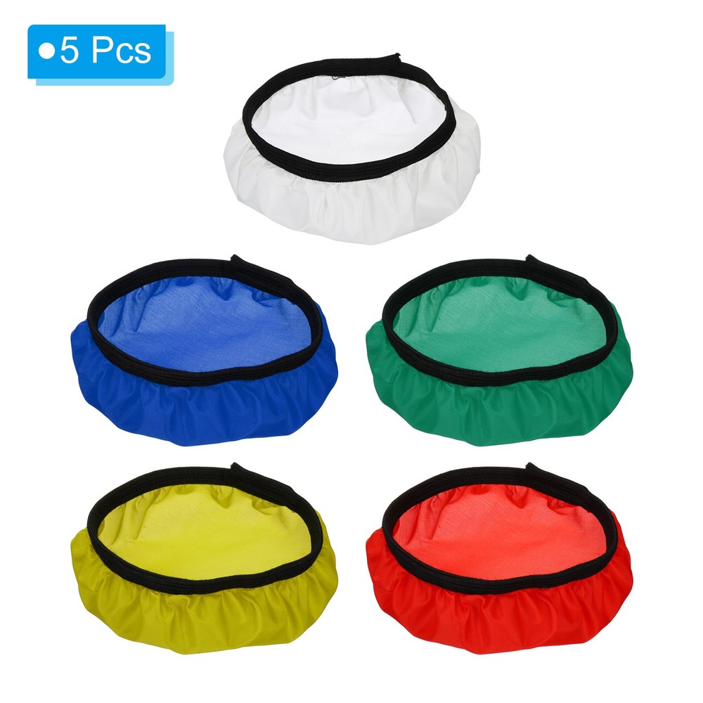 7" 18cm soft diffuser lamp cover, 5pcs fabric diffuser, multi-color
