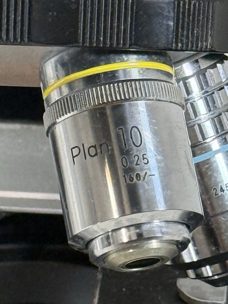 Nikon Labophot Binocular Microscope 10x 40x Objectives - Missing condenser