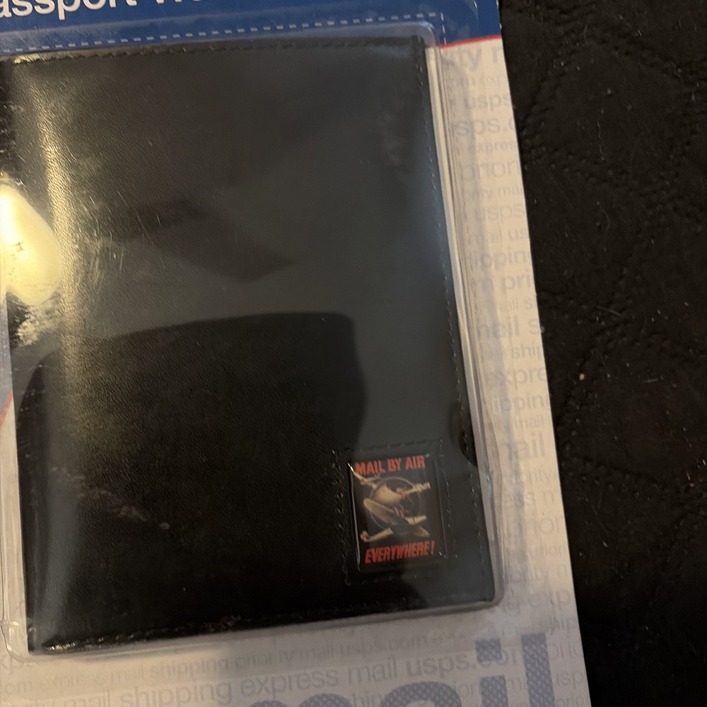 Leather Passport Wallet USPS