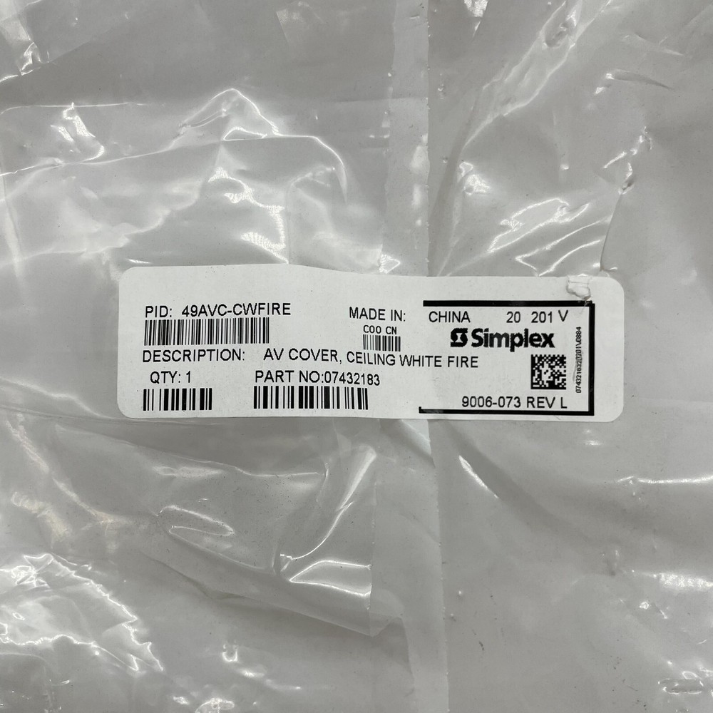 Simplex 49AVC-CWFIRE - Same Day Shipping (SEALED)