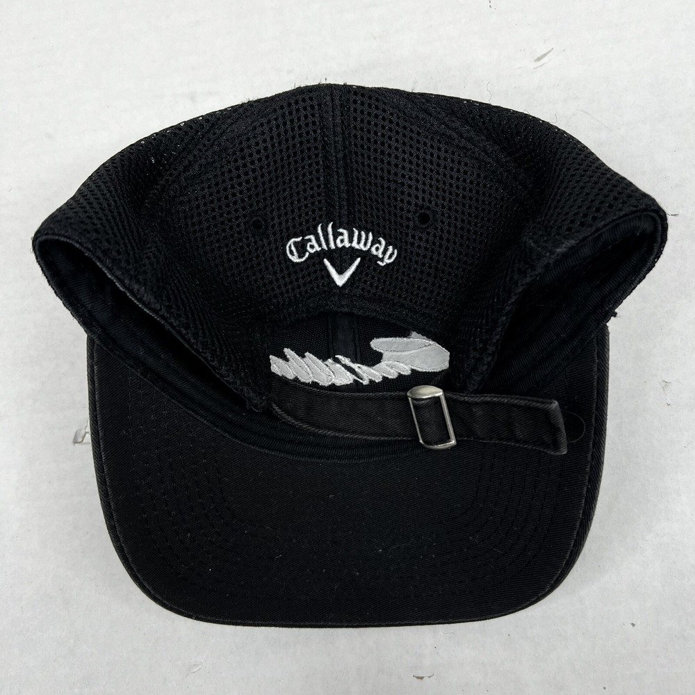 Callaway Cadillac Golf Hat Black Mesh Strapback Cap