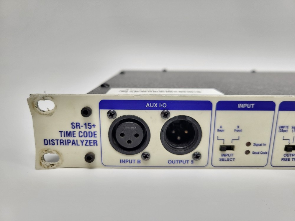 Brainstorm SR-15+ Time Code Distripalyzer (Analyzer/Distributor/Reshaper/Strip)
